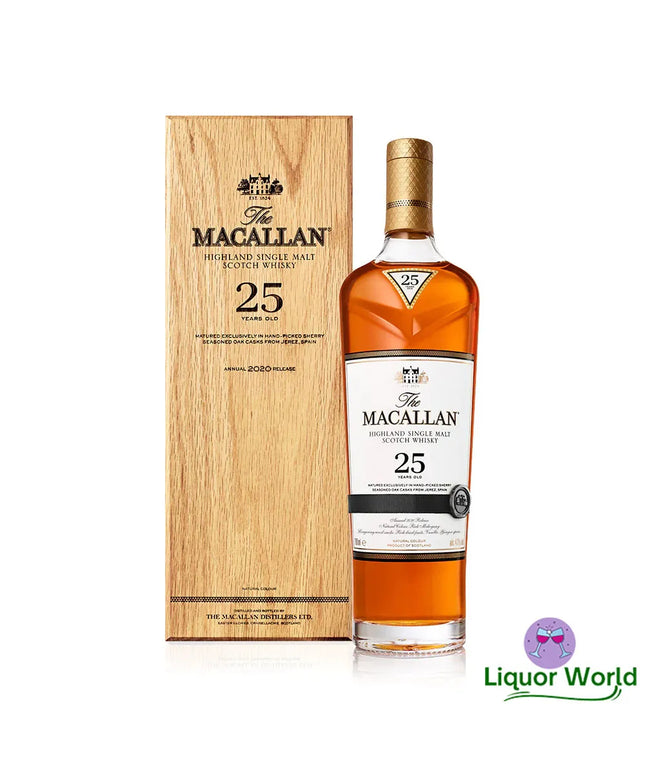 The Macallan 25 Year Old Sherry Oak Single Malt Scotch Whisky 700mL - Liquorworld