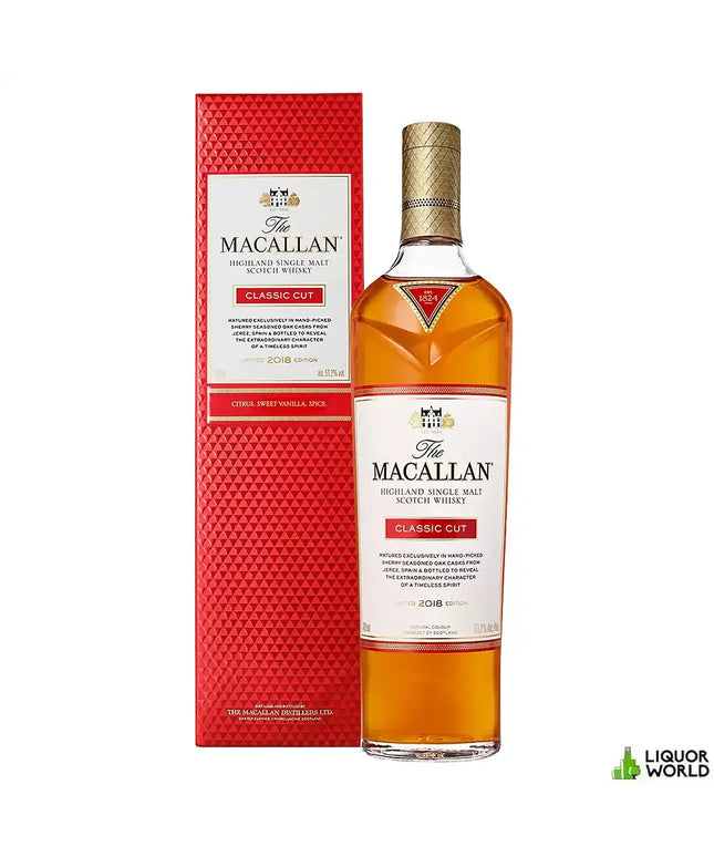 The Macallan Classic Cut 2018 Second Edition Cask Strength Single Malt Scotch Whisky 700mL - Liquorworld