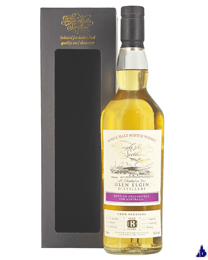 The Single Malts of Scotland Australian Exclusive Glen Elgin 2008 13YO 56.5% Single Malt Scotch Whisky 700ml - Liquorworld