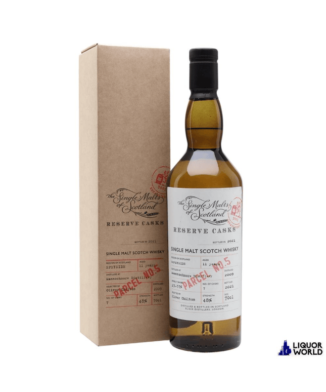 The Single Malts of Scotland Reserve Cask Mannochmore 11 Year Old 48% Single Malt Scotch Whisky 700ml - Liquorworld