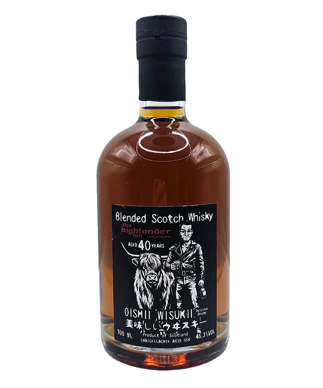 The Highlander Inn 40 Year Old 2026 Edition Oishii Wisukii Blended Scotch Whisky 700mL