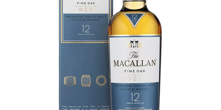 The Macallan 12 Year Old Fine Oak Single Malt Scotch Whisky 700mL
