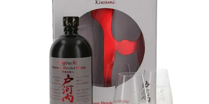 Togouchi Kiwami + 2 Glasses Gift Pack Blended Japanese Whisky 700mL - Liquorworld