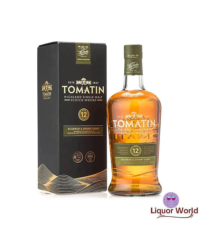 Tomatin 12 Year Old Single Malt Scotch Whisky 1Lt - Liquorworld