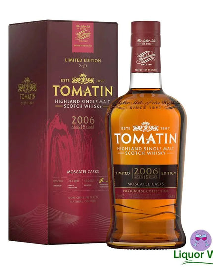 Tomatin 15 Year Old Moscatel Casks Portuguese Collection Single Malt Scotch Whisky 700mL - Liquorworld