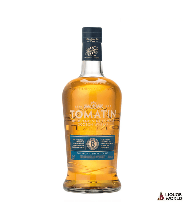 Tomatin 8 Year Old Single Malt Scotch Whisky 1L - Liquorworld