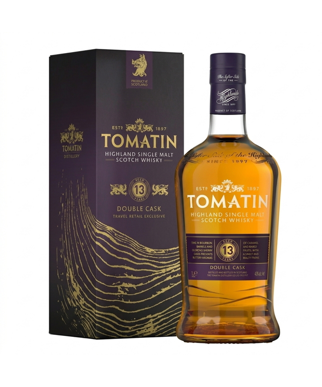 Tomatin 13 Year Old Double Cask Single Malt Scotch Whisky 1L