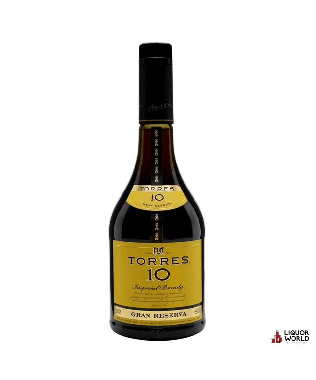 Torres 10 Year Old Gran Reserva Brandy 700ml - Liquorworld