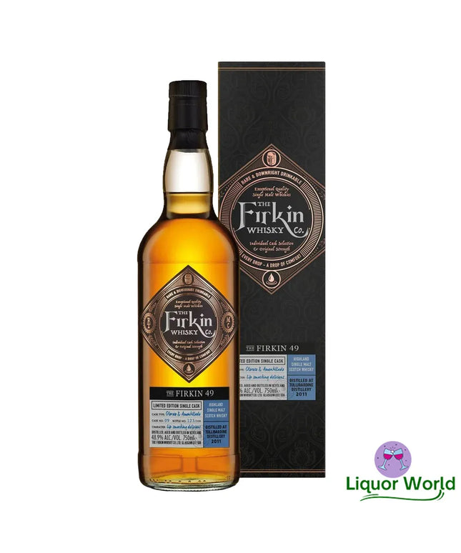 Tullibardine 2012 8 Year Old Firkin 49 Oloroso & Amontillado Cask Single Malt Scotch Whisky 700mL - Liquorworld