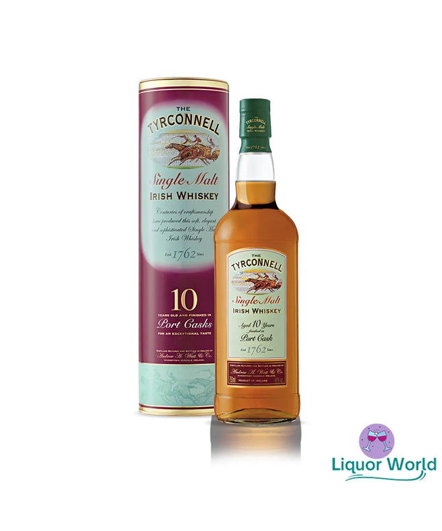 Tyrconnell 10 yr old Port Cask Single Malt Irish Whiskey 700ml - Liquorworld