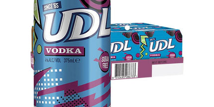 UDL Vodka & Zero Sugar Mixed Berry 24 Pack 375ml Cans - Liquorworld
