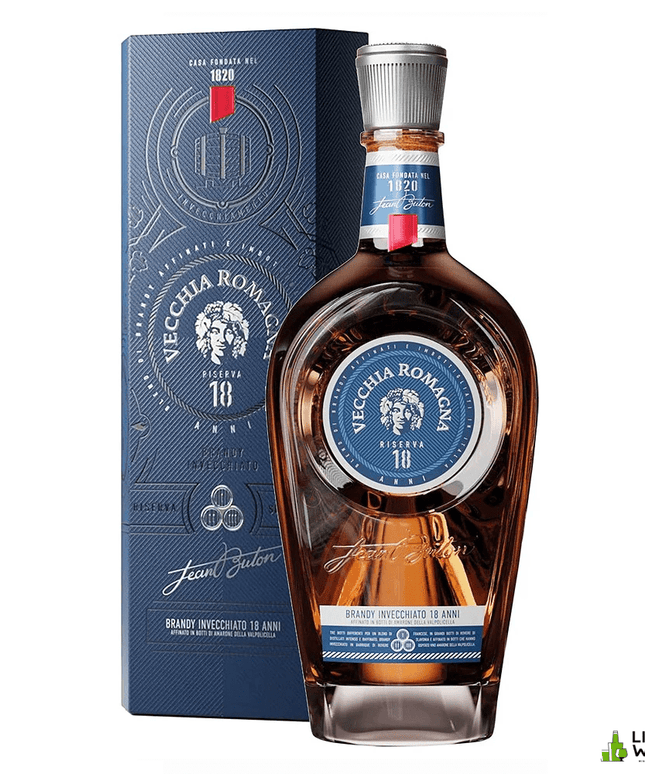 Vecchia Romagna 18 Year Old Riserva Italian Brandy 700mL - Liquorworld