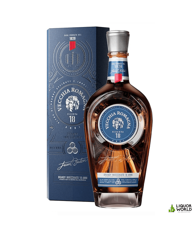 Vecchia Romagna 18 Year Old Riserva Italian Brandy 700mL - Liquorworld