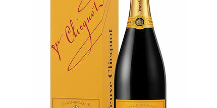 Veuve Clicquot Brut Yellow Label With Gift Box Champagne 750mL - Liquorworld