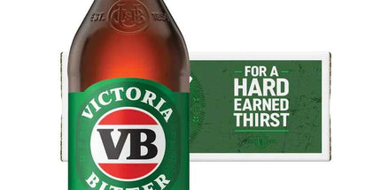Victoria Bitter VB Beer Case 24 Pack 250mL Twist Top Bottles