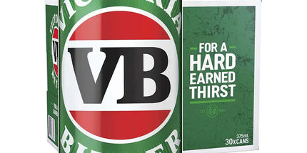 Victoria Bitter VB Beer Case 24 x 375mL Cans - Liquorworld
