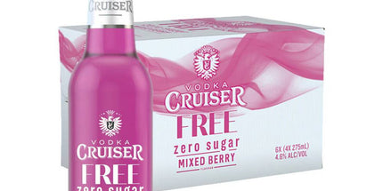 Vodka Cruiser Sugar Free Mixed Berry 24 Pack 275ml Bottles - Liquorworld