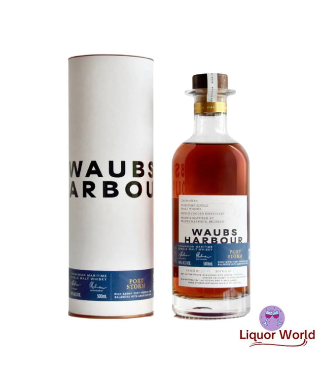 Waubs Harbour Waubs Port Storm Tasmania Whisky 500ml - Liquorworld