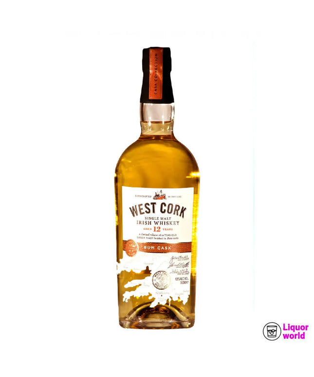West Cork 12 year old Rum Cask Single Malt Irish Whiskey 700 ml - Liquorworld