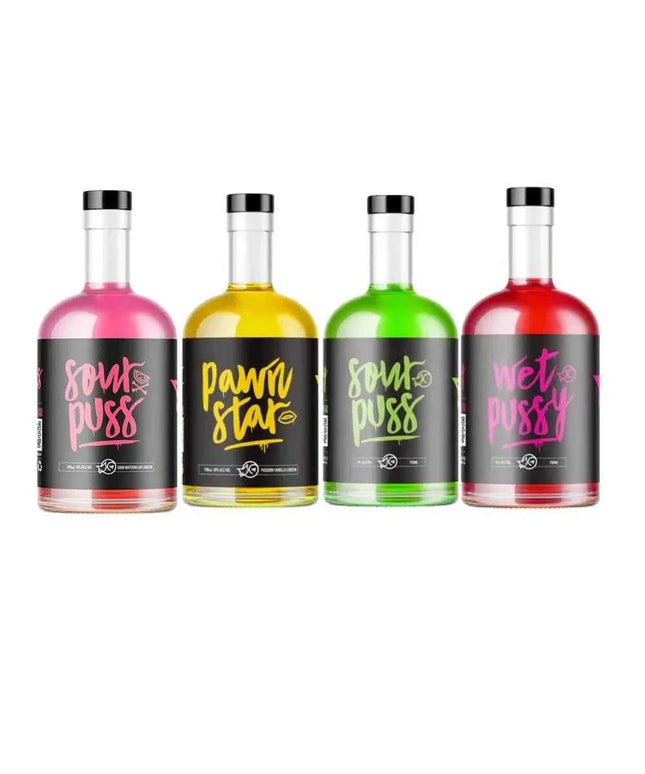 Wet Pussy Collection 4 X 700ml