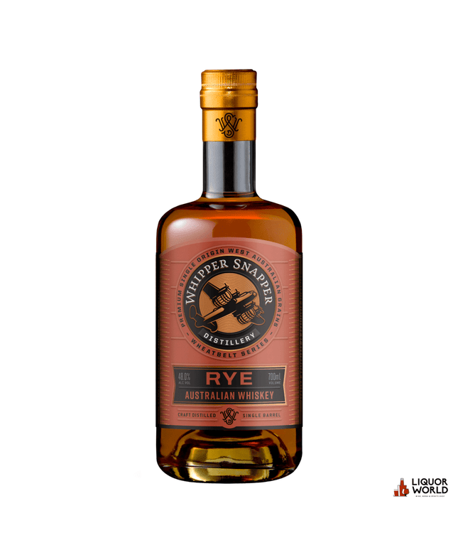 Whipper Snapper Rye Australian Whiskey 700ml - Liquorworld