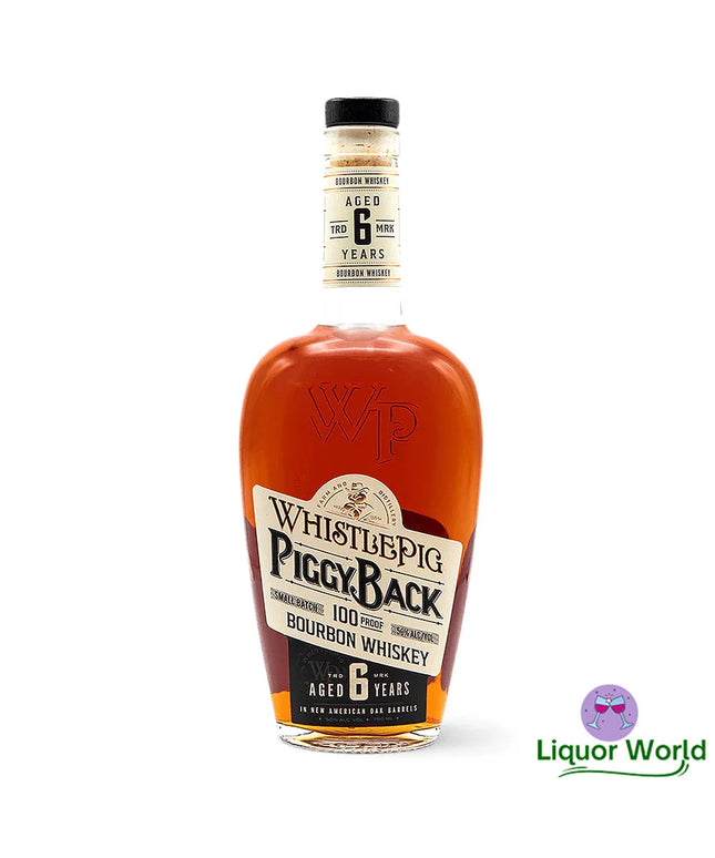 Whistlepig 6 Year Old Piggyback 100 Proof Bourbon Whiskey 700mL - Liquorworld
