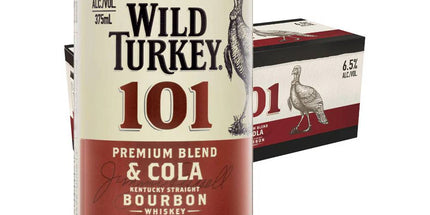 Wild Turkey 101 Kentucky Straight Bourbon & Cola 6.5% Case 24 x 375mL Cans - Liquorworld