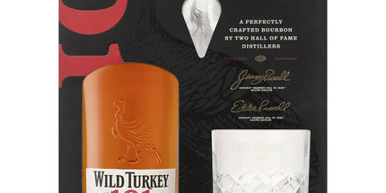 Wild Turkey 101 Old Fashioned Cocktail Kit + Glass Gift Set Kentucky Straight Bourbon Whiskey 700mL - Liquorworld