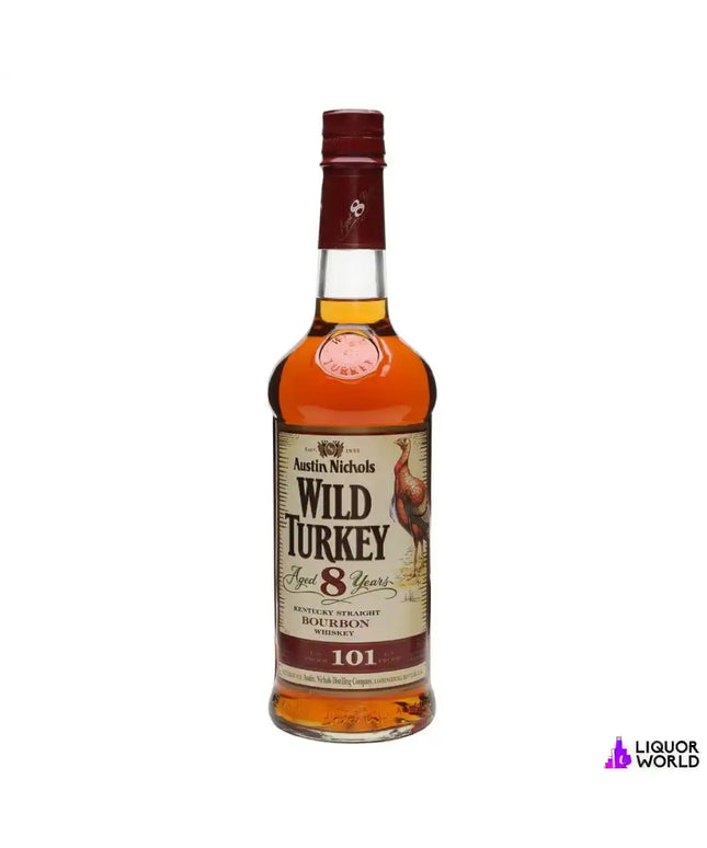 Wild Turkey 8 Year Old 101 Proof Kentucky Bourbon Whiskey BIG 1000ml - Liquorworld