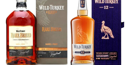 Wild Turkey Rare Breed Barrel Proof 1L & 12 Year Old 101 Proof Kentucky Straight Bourbon Whiskey 700mL - Liquorworld