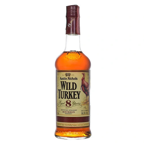 Wild Turkey 8 Year Old 2010 Austin Nichols 101 Proof Kentucky Straight Bourbon Whiskey 700mL