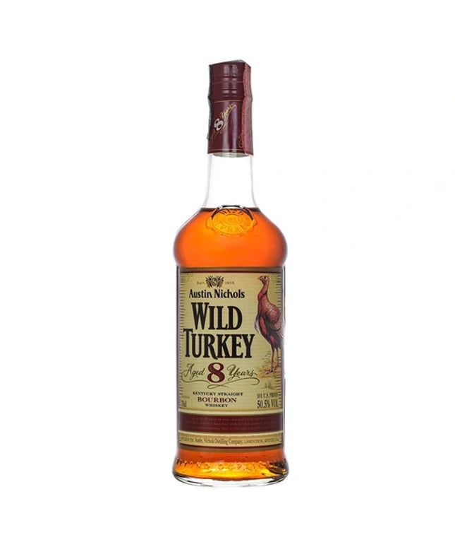 Wild Turkey 8 Year Old 2010 Austin Nichols 101 Proof Kentucky Straight Bourbon Whiskey 700mL