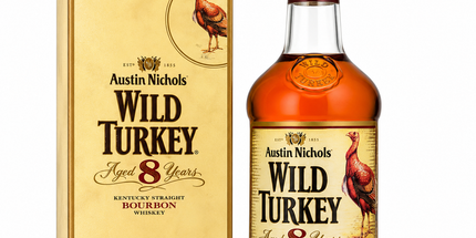 Wild Turkey 8 Year Old 2010 Austin Nichols 101 Proof With Gift Box Kentucky Straight Bourbon Whiskey 700mL