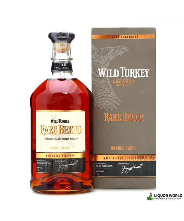 Wild Turkey Rare Breed Barrel Proof Non-Chill Filtered Kentucky Straight Bourbon 1L
