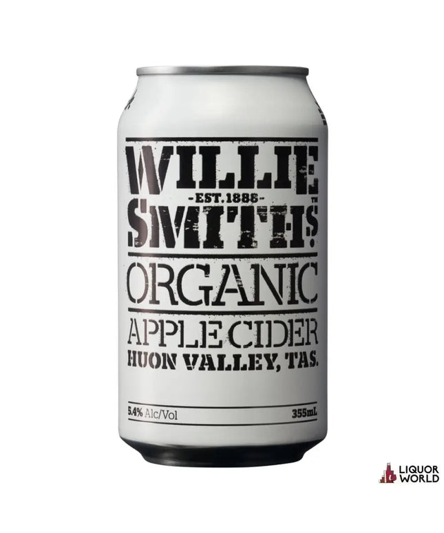 Willie Smith Organic Apple Cider 355ml (16 Pack) - Liquorworld