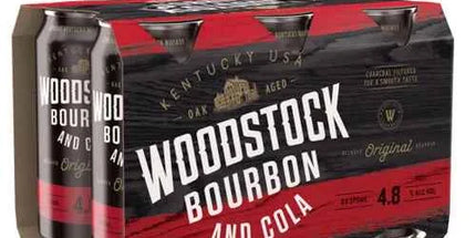 Woodstock Bourbon & Cola 4.8% Cans 375mL 24 Pack