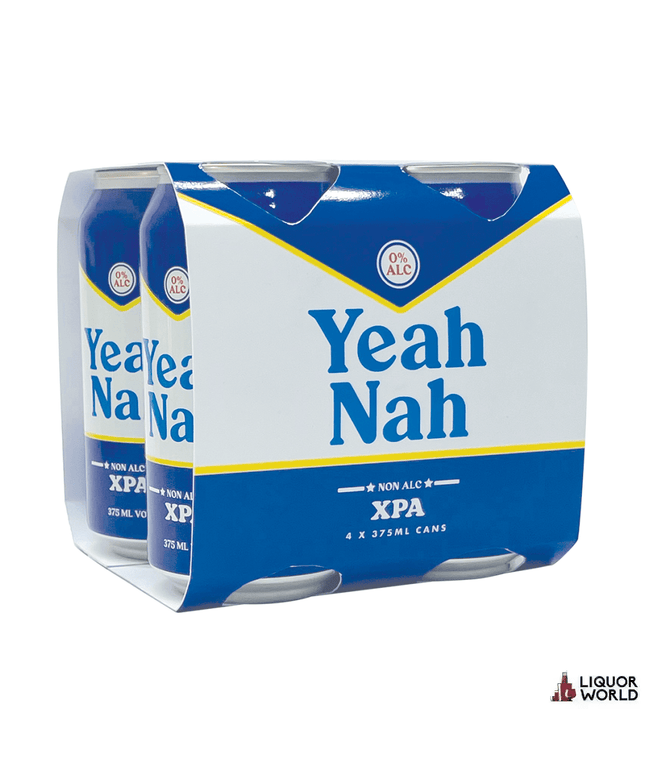 Yeah Nah Xpa Non Alcoholic Beer Cans 375ml (24 Pack) - Liquorworld