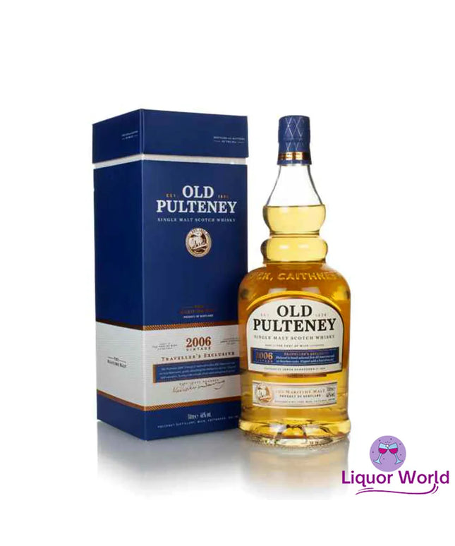 Old Pulteney, Vintage 2006, Litre, Single Malt Scotch Whisky 1000 ml - Liquorworld