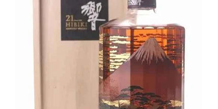 Hibiki 21 Year Old Mount Fuji Kacho Fugetsu - Wooden Box -  Limited Edition - 2014
