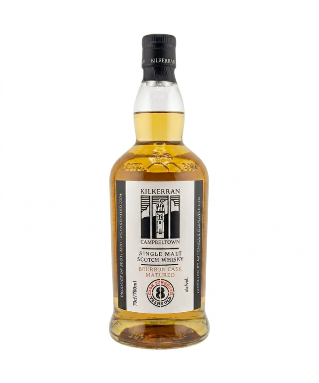 Kilkerran 8 Year Old Cask Strength Bourbon Cask 2025 Release Campbeltown Single Malt Scotch Whisky 700mL