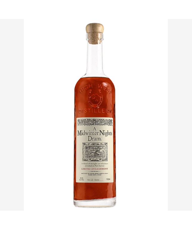 High West A Midwinter Nights Dram Act 13 Scene 13 Blended Rye Whiskey 750mL