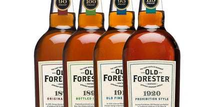 Old Forester Original Whiskey Row Collection 1870 + 1897+ 1910 + 1920 Kentucky Straight Bourbon 4 x 750mL