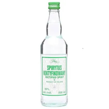 Polmos Spirytus Rektykiowany (Rectified Spirit) Polish Pure Spirit Vodka (500ml)