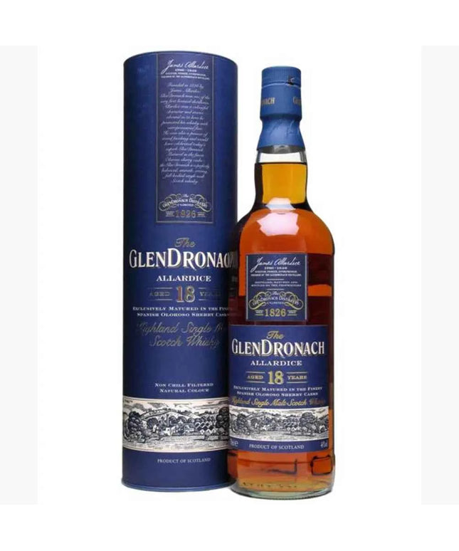 Glendronach Allardice 18 Year Old 100% Sherry Matured 2023 Single Malt Scotch Whisky 700ml