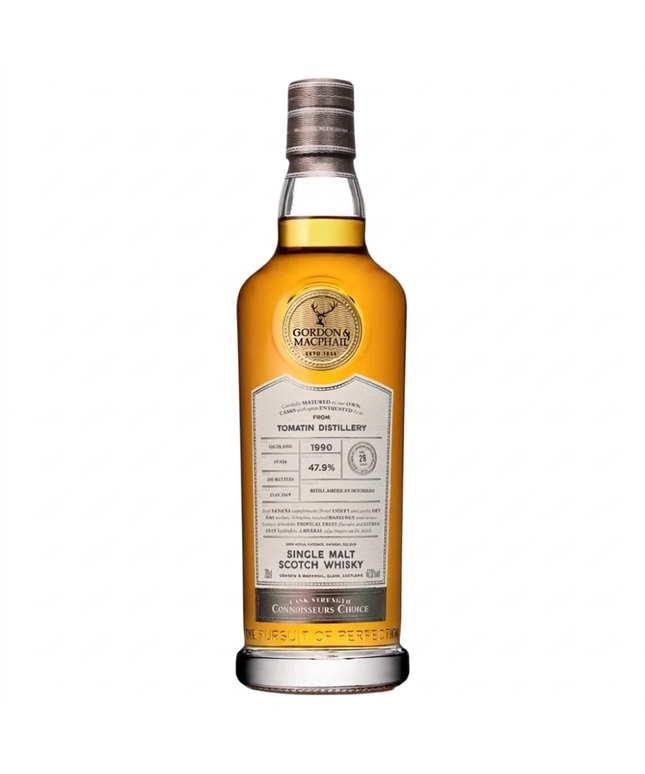 Gordon & MacPhail Connoisseurs Choice Tomatin 1990 (28YO) Highland single malt scotch whisky 700ml