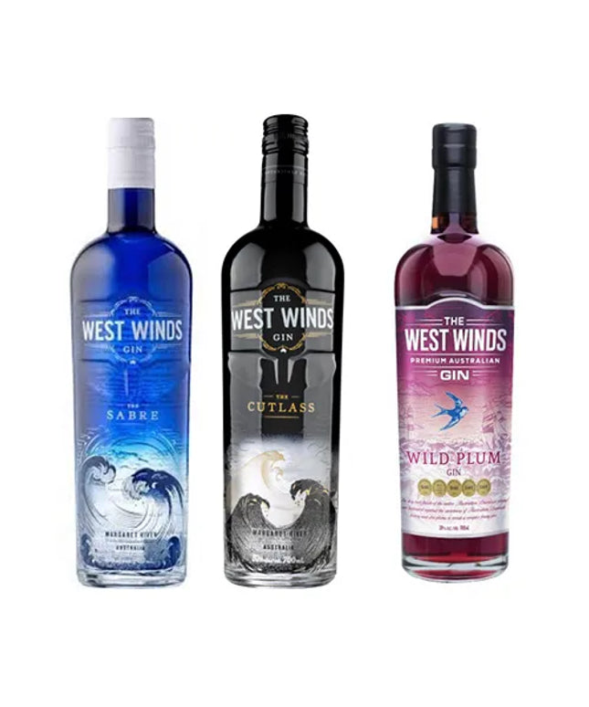 The West Winds Gin Deal 3 x 700ml - Liquorworld