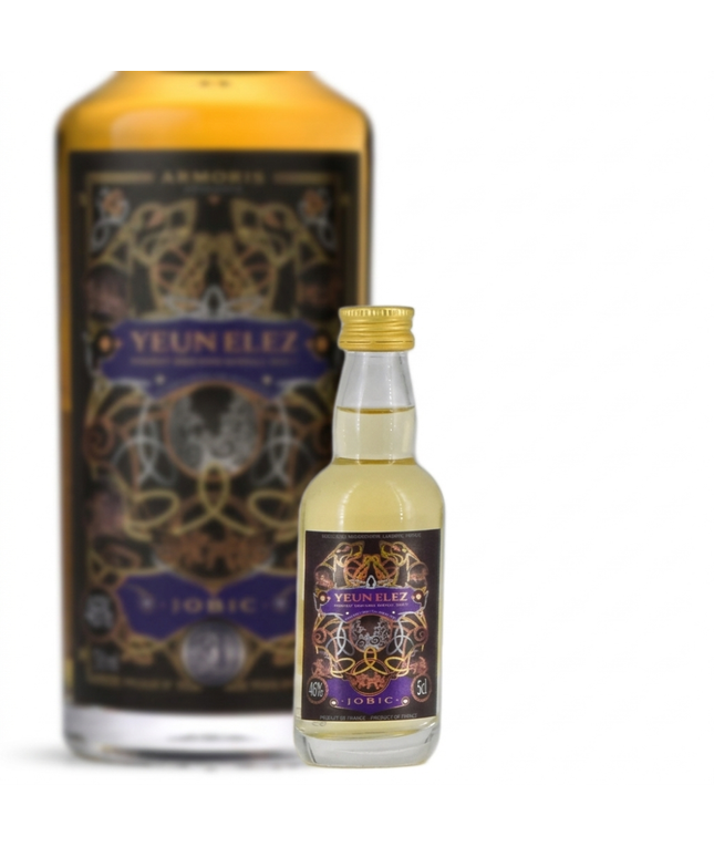 Armorik, Yeun Elez Jobic Peated Single Malt Miniature 46% 50ml