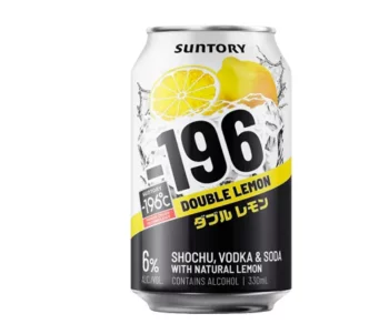 196 Double Lemon 4 Pack Cans 330mL 1