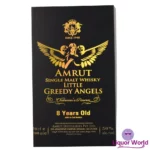Amrut Indian Single Malt Whisky Little Greedy Angels 8YO Peated 6 Row Indian Barley 700ml 1