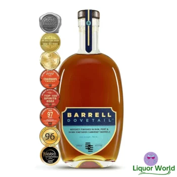 Barrell Dovetail Rum Port Dunn Vineyards Cabernet Finish Blended Bourbon Whiskey 750mL 1